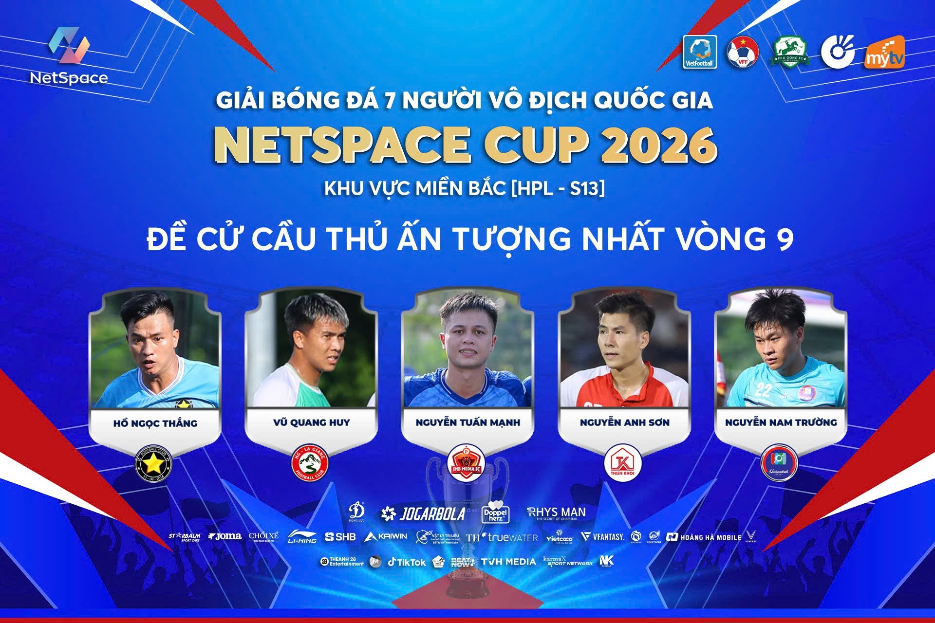 Bình chọn cầu thủ ấn tượng vòng 9 HPL-S13